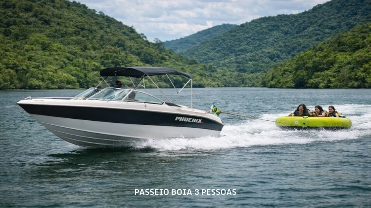 Passeio de Boia para 3 Pessoas (30 min)